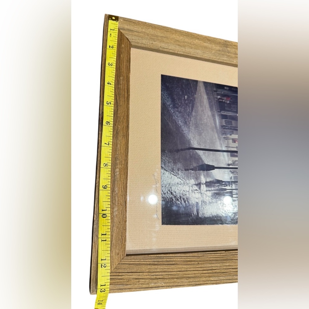 Signed 16x14 Jack Buck framed vintage New Orleans architecture photography - Picture 6 of 9
